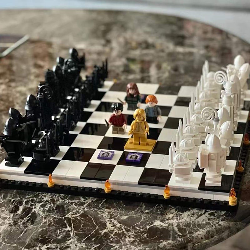 Đồ chơi lắp ráp 6056 A1028 1288 Hogwarts™ Wizard’s Chess Mô hình Bộ cờ Harry Potter