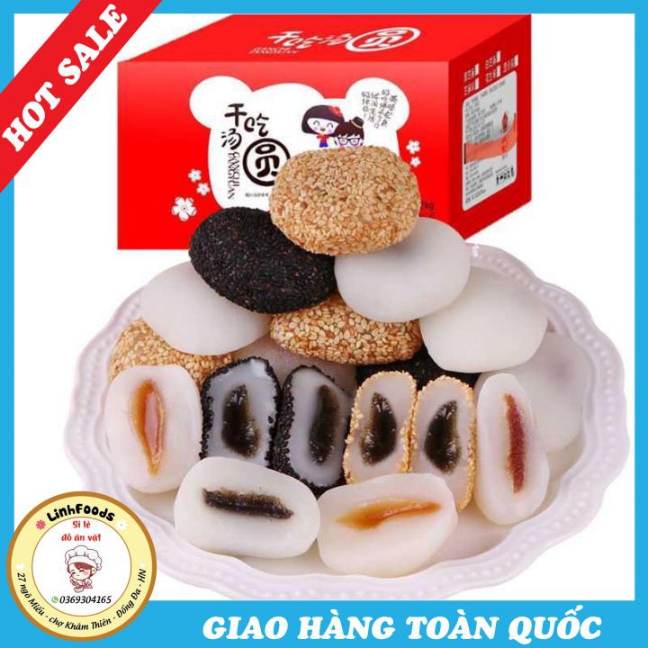Bánh Mochi Đài Loan Loại 2,2Kg Mix 4 Vị Siêu Ngon