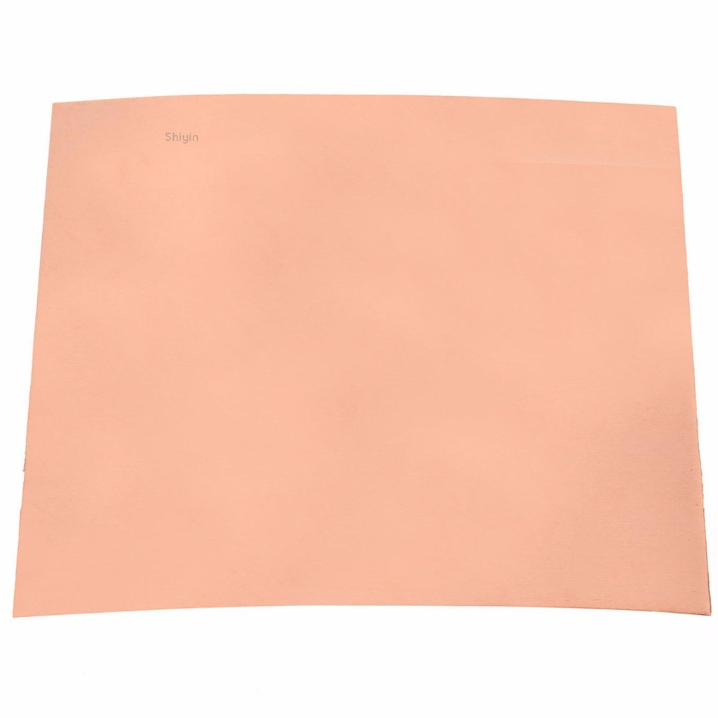Tấm Lá Đồng Nguyên Chất 100 * 100mm 99.9% Dày 0.2mm Dùng Để Trang Trí Tiện Dụng