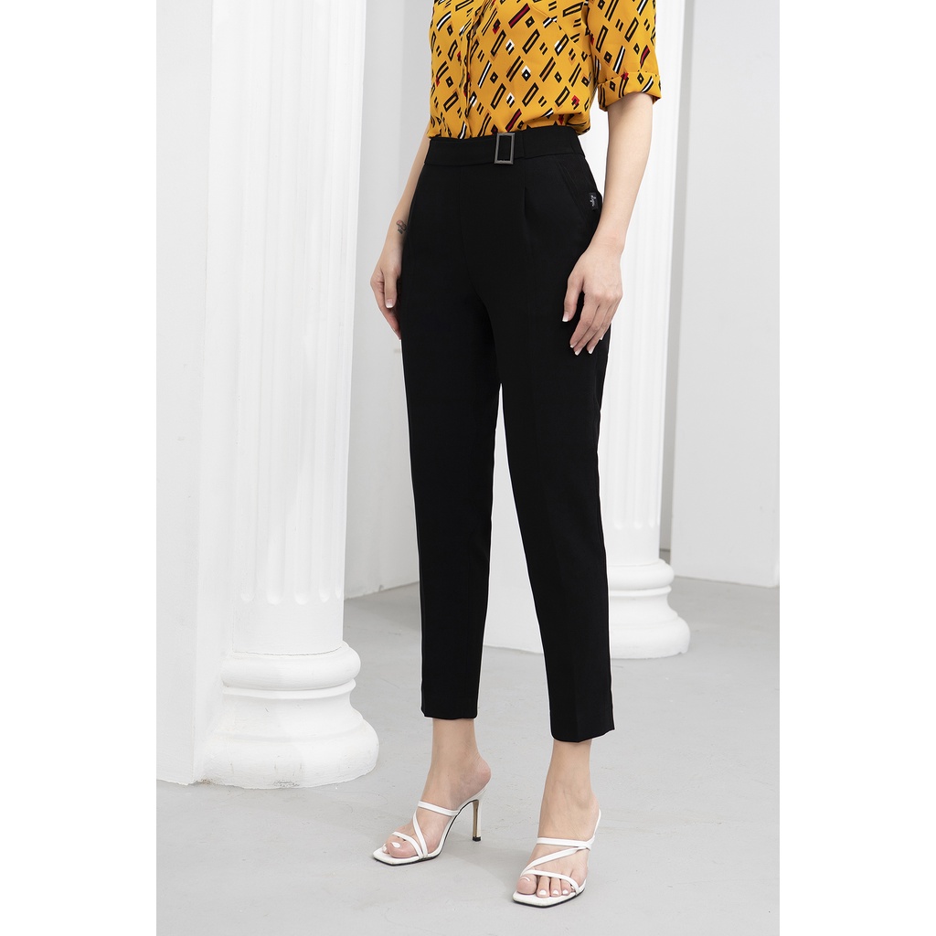 Quần Baggy Nữ Công Sở Chất Đũi Hàn Quốc LUPERI LFQD2101 Không Nhăn, Không Cắn Chỉ, Form Cực Chuẩn