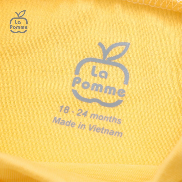 Áo Cổ 3cm La Pomme Little Bear - Vàng