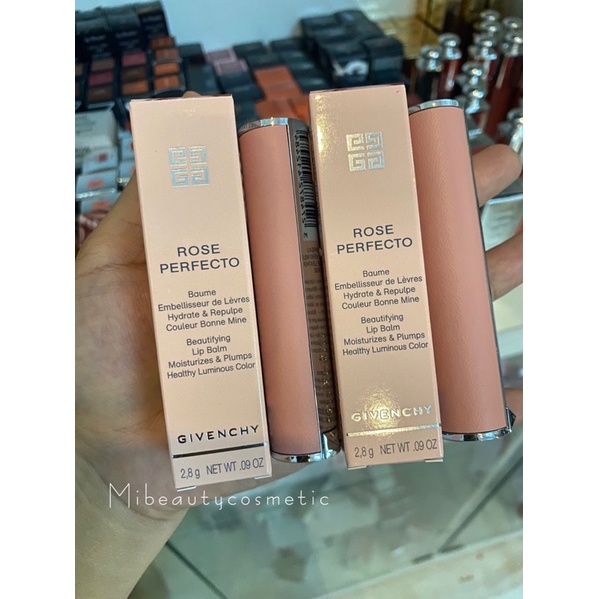 Son dưỡng Givenchy Rose Perfecto Lip Balm - màu 117 & 37