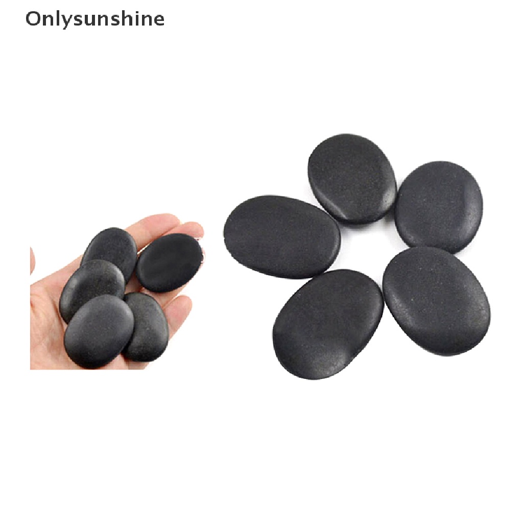 Bộ 7 Viên Đá Đen Nóng Kích Thước 3X4Cm Để Hỗ Trợ
