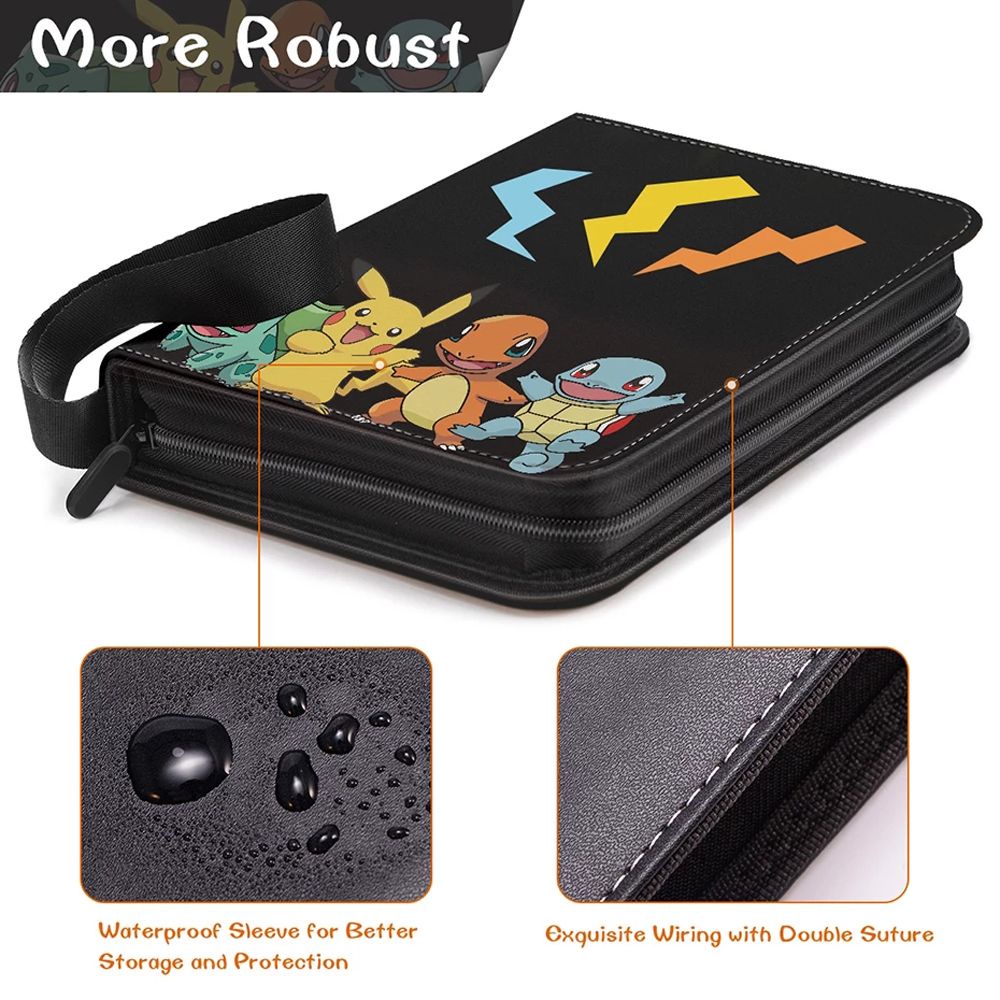 Bìa đựng thẻ trò chơi họa tiết Pokemon hoạt hình dễ thương độc đáo tiện dụng