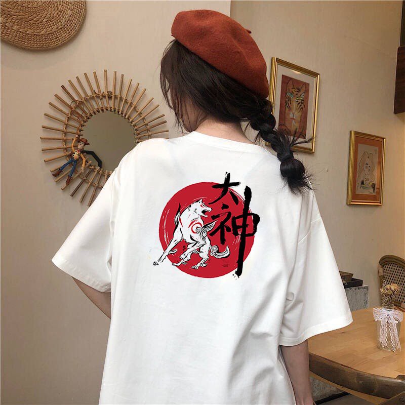 Áo thun form rộng tay lỡ Nhật Bản đẹp độc lạ vải dày mịn 2020T2372