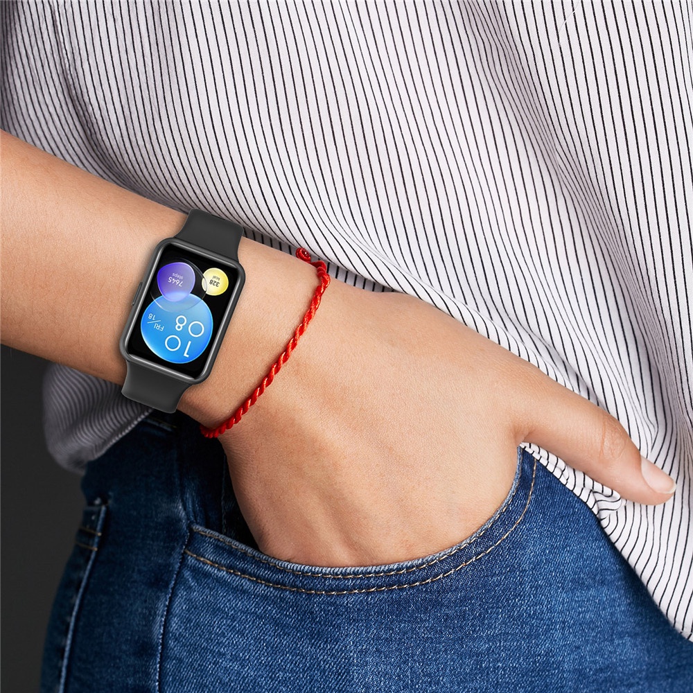 Dây Đeo Silicone Cho Đồng Hồ Thông Minh Huawei Watch Fit 2