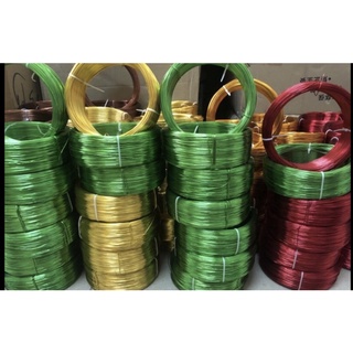 Dây nhôm mạ mầu làm cây bonsai handmade,500g loại 1mm