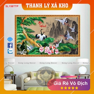 Tranh Dán Tường Chữ GIa Đình - SL158TTP-Tranh 3d Thư Pháp - Song Long Decor