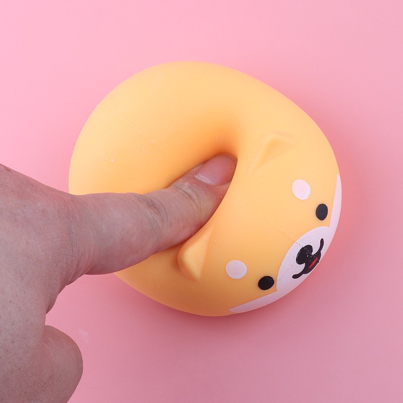 Đồ Chơi Squishy Hình Chú Chó Shiba Dễ Thương Giúp Giảm Căng Thẳng