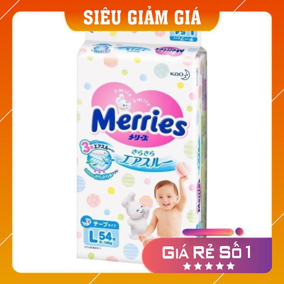 BỈM MERRIES QUẦN/DÁN NỘI ĐỊA NHẬT CỘNG MIẾNG SIZE NB96/S88/M68 dán/M64 quần/L58 dán/L50 quần/XL42/XXL28(shopmh59)