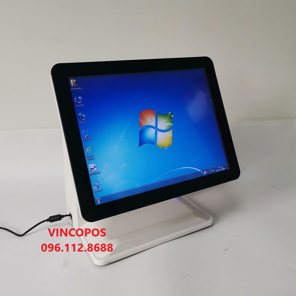 Máy Pos Bán Hàng Cảm Ứng - Máy Pos Tính Tiền VINCOPOS 1 Màn - Chip xử lý Intel I5 (VCI5201T) | BigBuy360 - bigbuy360.vn