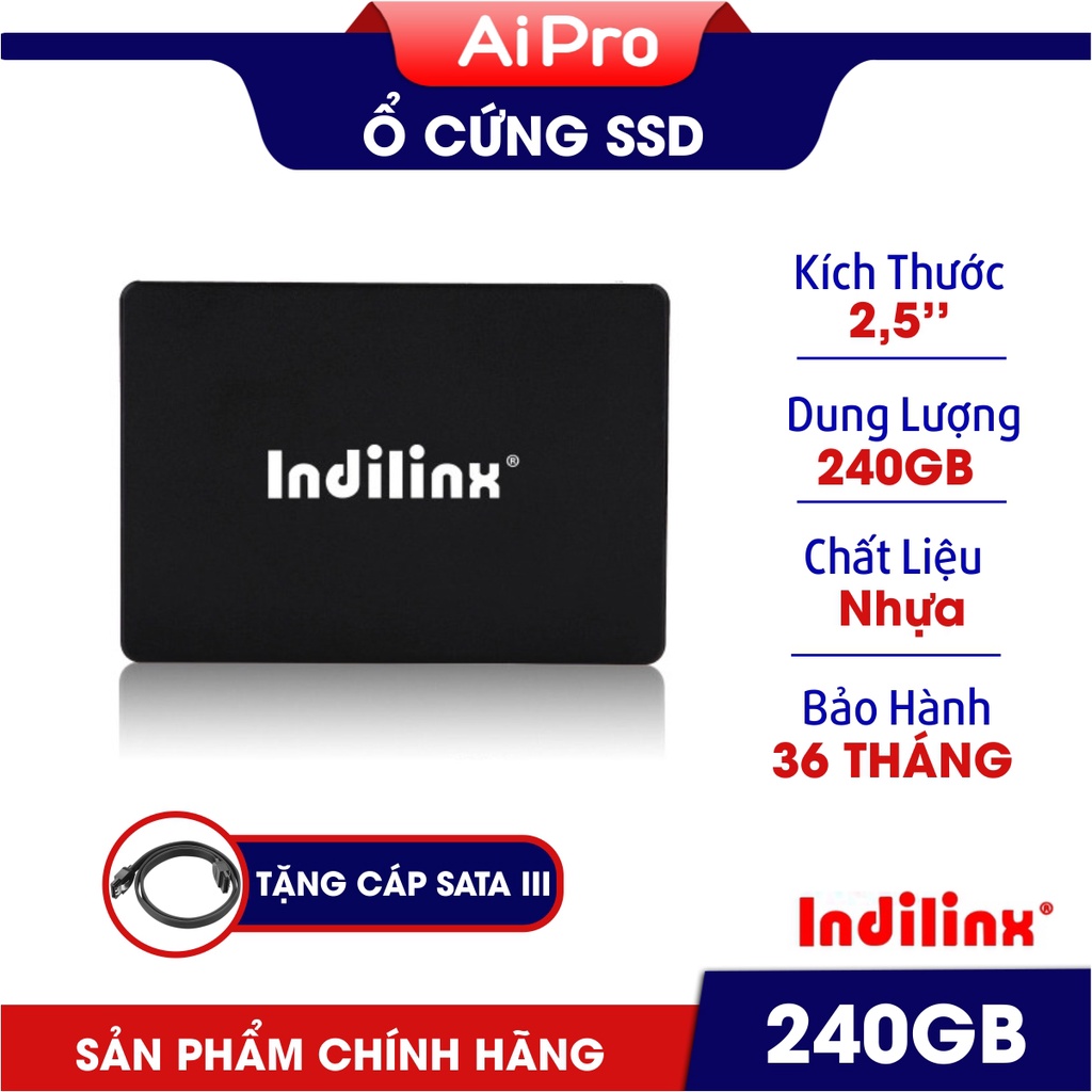 Ổ cứng SSD Indilinx 240GB - Chính hãng - Tăng tốc độ cho máy tính - BH 36 Tháng | BigBuy360 - bigbuy360.vn