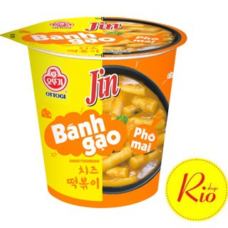 BÁNH GẠO CỐC/LY TOKBOKKI JIN PHÔ MAI OTTOGI 82G