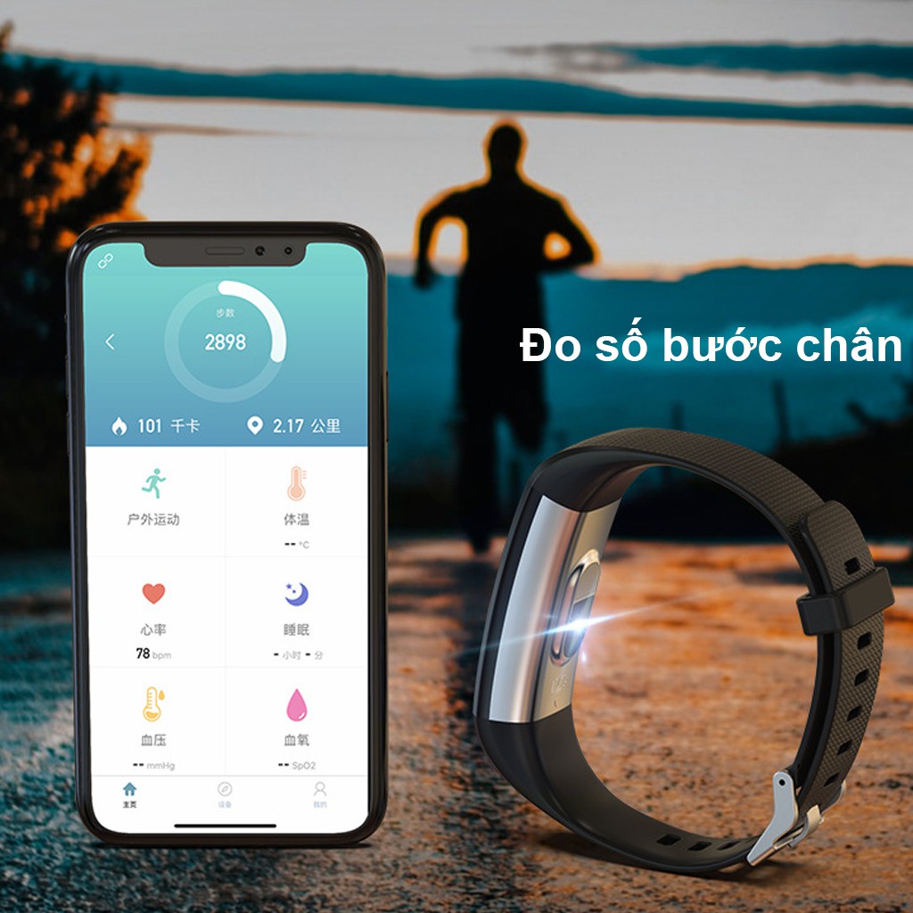 [CHỐNG NƯỚC] Đồng Hồ Nam Nữ Thông Mình S5 Plus Tích Hợp Đo Nhịp Tim, Bước Chân Chuẩn Xác Chống Nước IP68