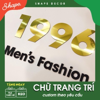 [bộ chữ dán nổi] dễ dàng tự dán [có thể thay đổi chữ theo yêu cầu ]
