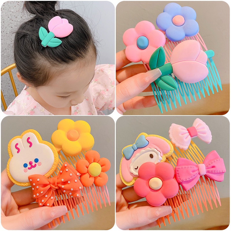 Kẹp Tóc Hoạt Hình Dễ Thương Cho Bé Gái