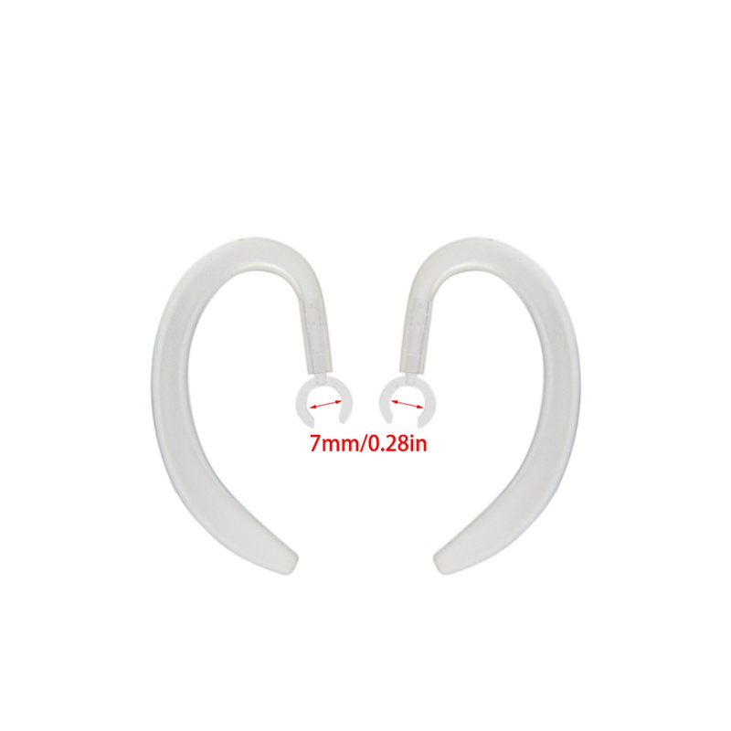 1 Cặp móc vành tai cao su có thể thu gọn tiện dụng cho tai nghe Bluetooth