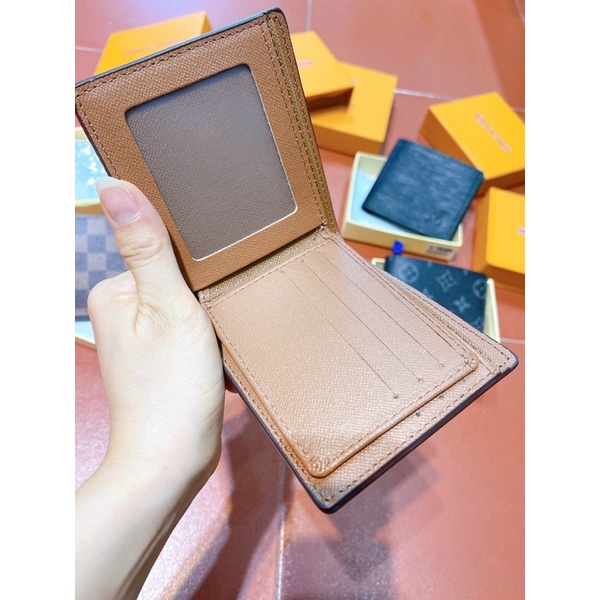 Ví lv nam hộp rút