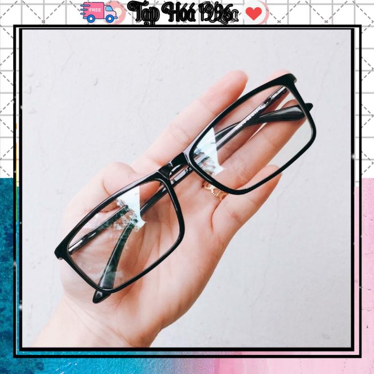 ❤️ freeship❤️ Kính gọng vuông nhựa dẻo tuổi teen cho nam và nữ hàng đẹp 2022