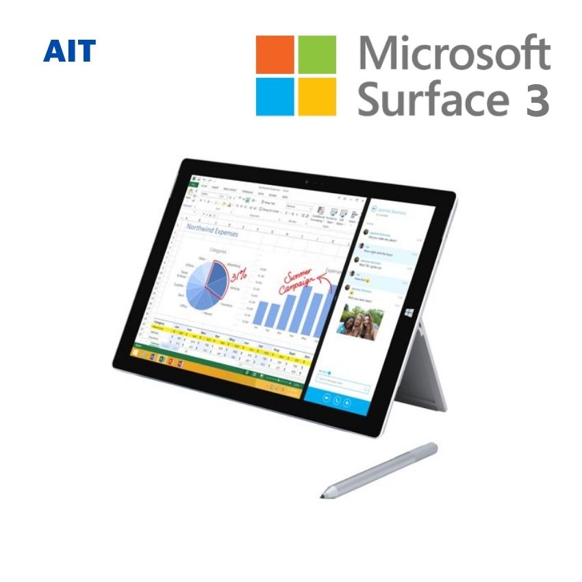 Máy Tính Bảng Microsoft Surface 3 (4G + Wifi) 64GB/128GB new 95% - AnhIT Shop