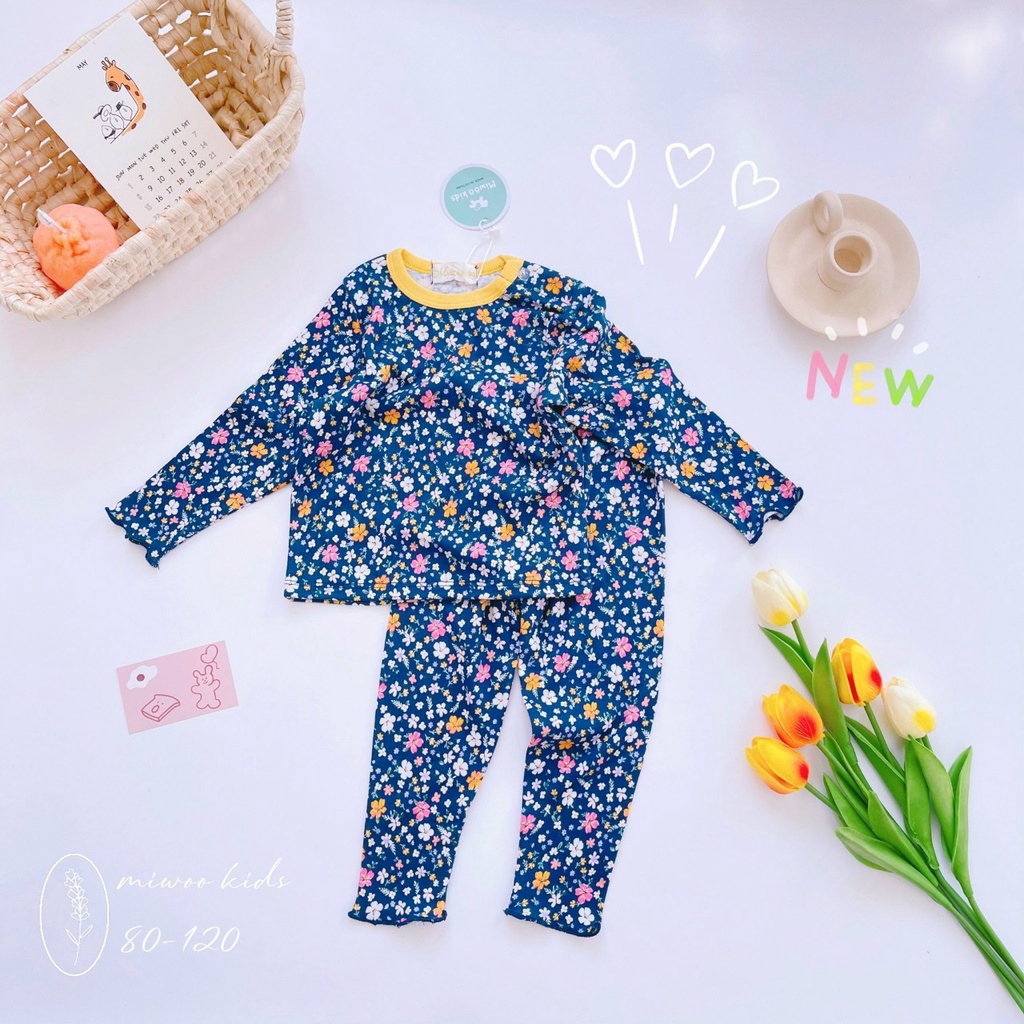 8-18kg Bộ thu nhà minwoo kids cực xinh cho bé yêu. Hàng loại 1