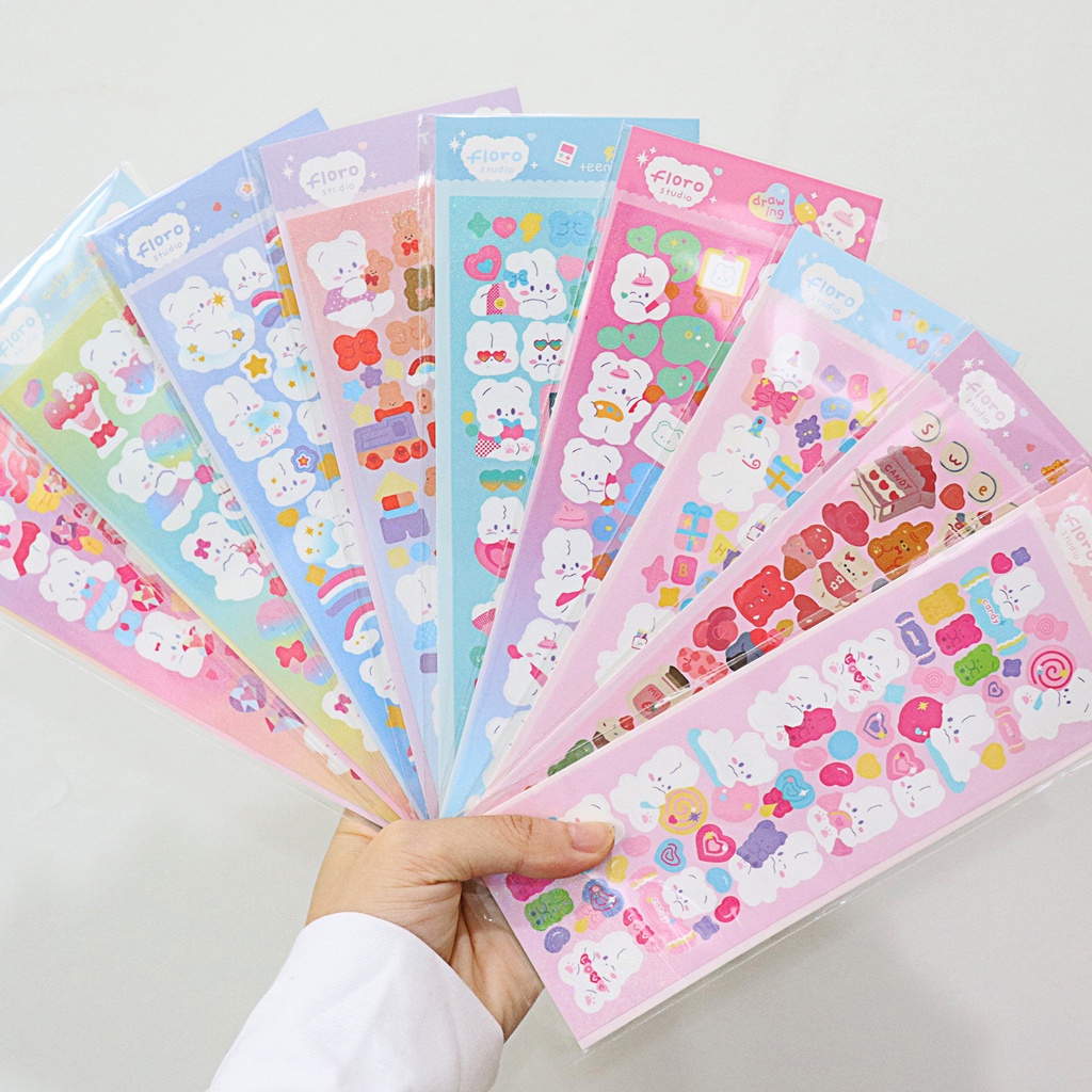 1 miếng dán trang trí hình khu vườn