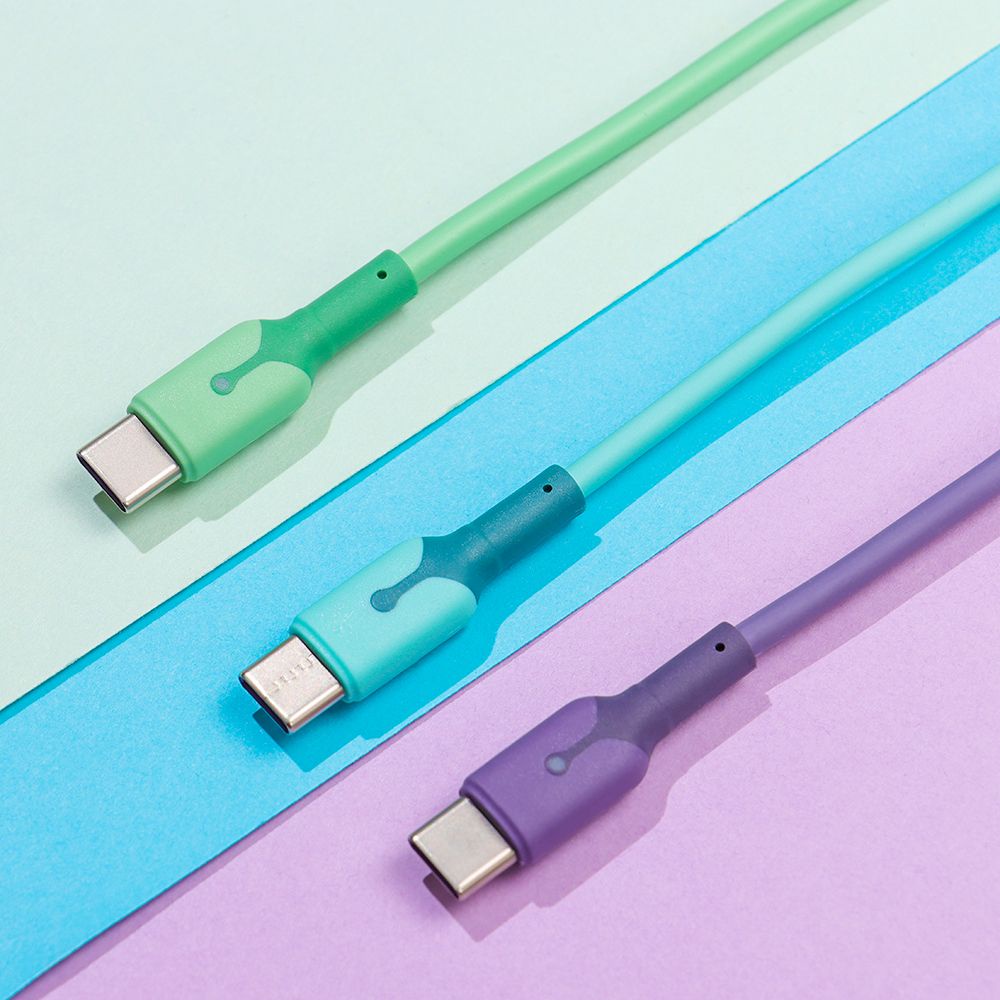 Dây Cáp Sạc Nhanh 5a Dài 1m Bằng Silicon Nhiều Màu Sắc Cho Android Type-C Micro Usb