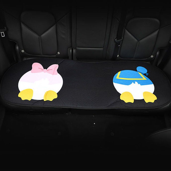 Đệm lót ghế ngồi xe hơi thoáng khí hình Mickey Minnie dễ thương