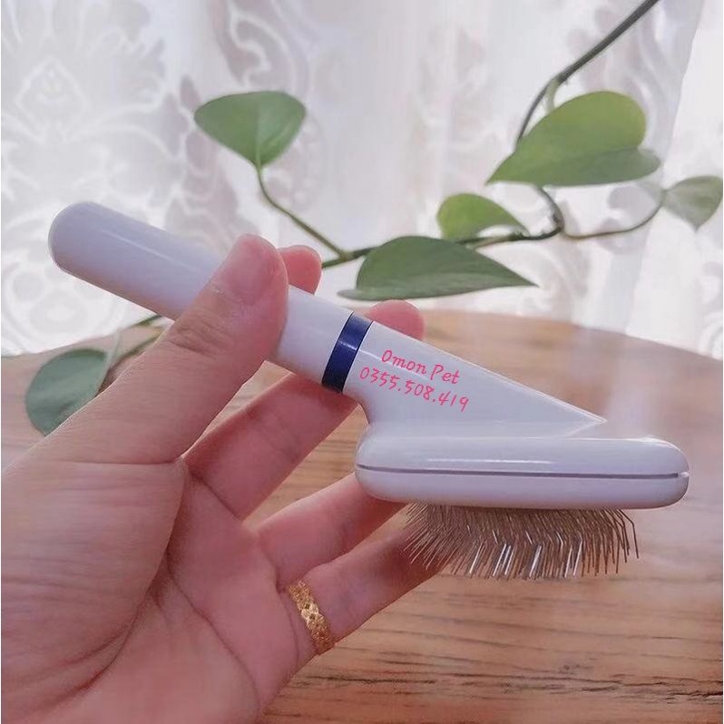 Lược Pet Brush chải rối đánh bông lông cho Chó Mèo chuẩn spa - OmonPet
