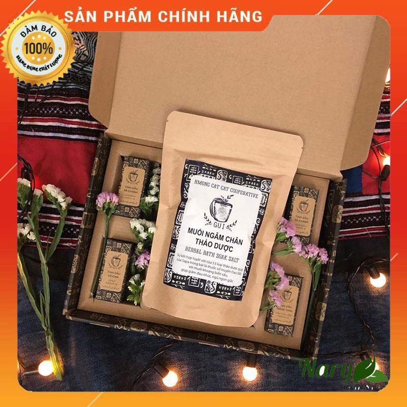 Muối Ngâm Chân 🍀FREESHIP🍀 Thảo Dược Dao Đỏ GUI - Giúp Ngủ Ngon - 500gr