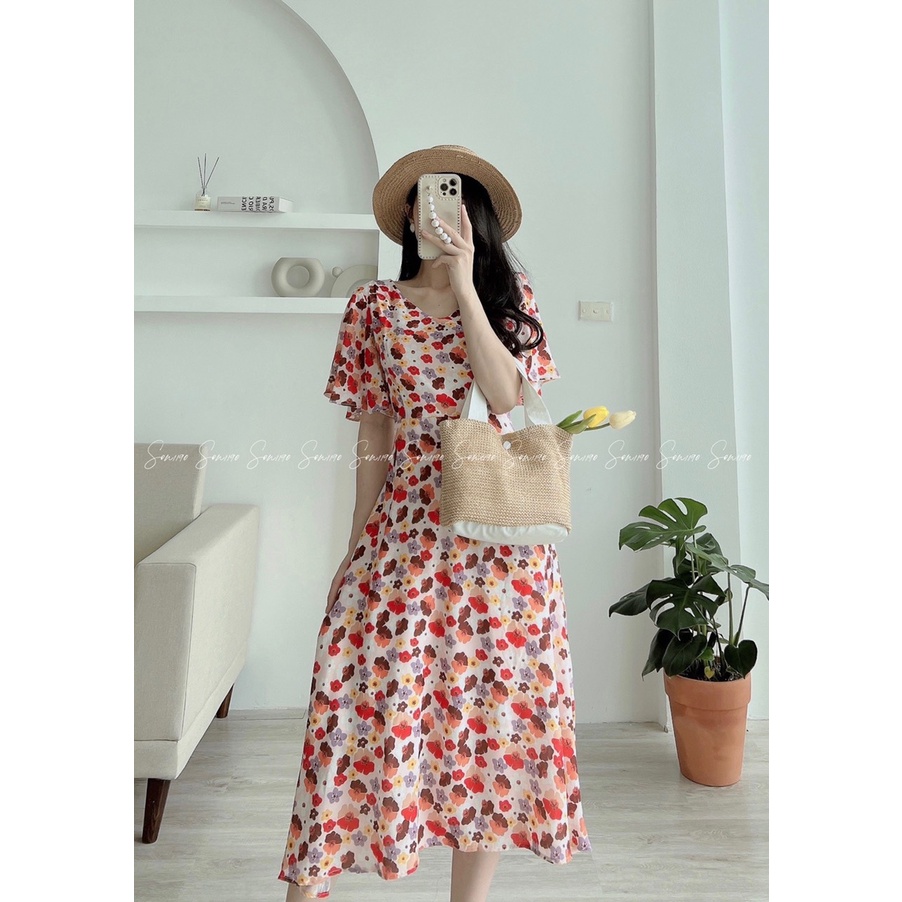 Đầm Hoa Tay Xòe V.e.r.o M.o.d.a