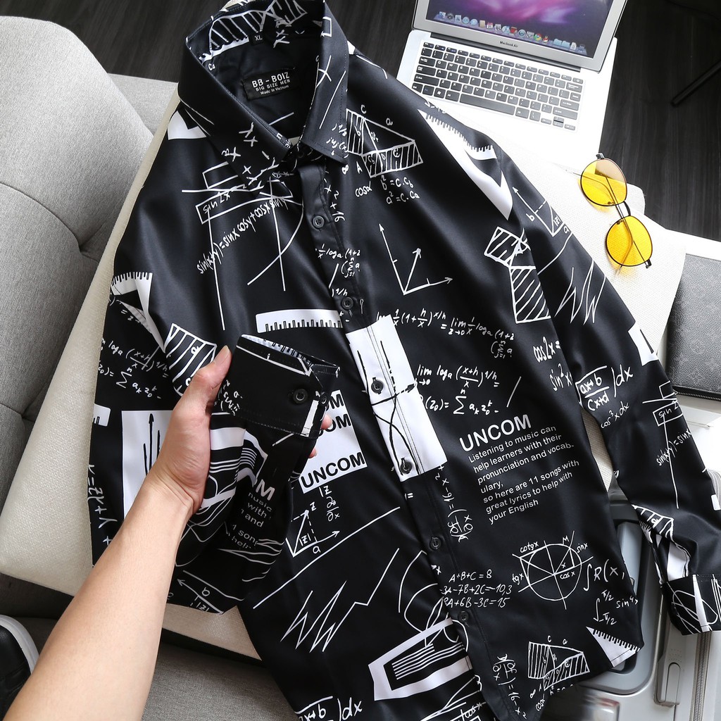 bigsize < 130kg Áo sơ mi nam bigsize dài tay họa tiết thước kẻ - mẫu 1 | BigBuy360 - bigbuy360.vn