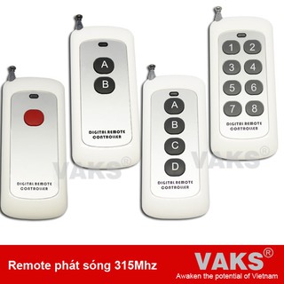 01 cái Remote điều khiển từ xa phát sóng xuyên tường 315Mhz RM03 (nhiều loại nút nhấn, tùy chọn)
