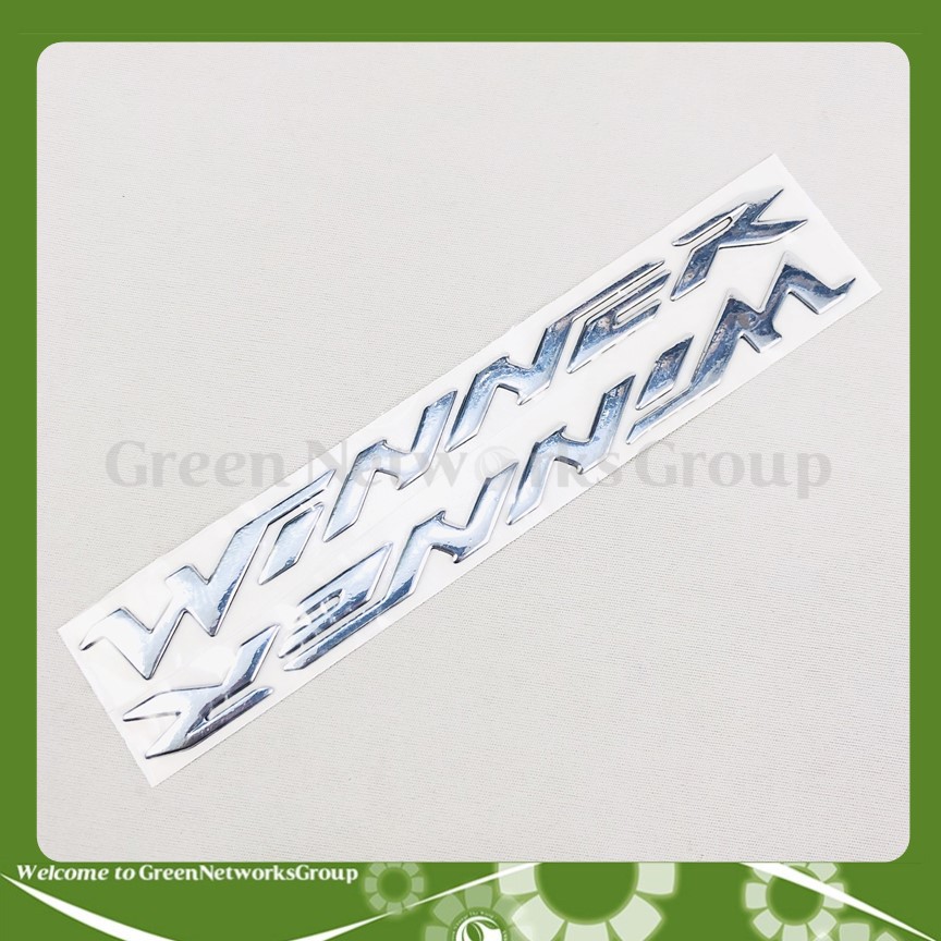 Tem dán xe máy chữ nổi WINNER Greennetworks