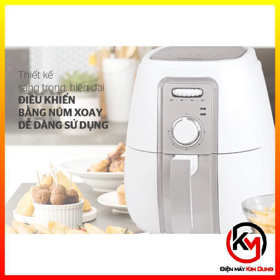 Nồi Chiên Không Dầu, Máy Chiên Không Dầu SUNHOUSE SHD4023W 3L Giảm Đến 80% Lượng Chất Béo - Bảo Hành 12 Tháng