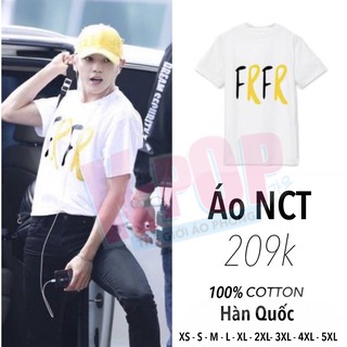 N.C.T Áo phông không cổ ngắn tay