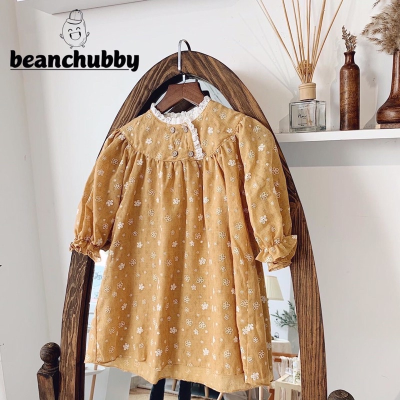ĐẦM THÔ VÀNG CHO BÉ #ĐẦM #BÉ GÁI