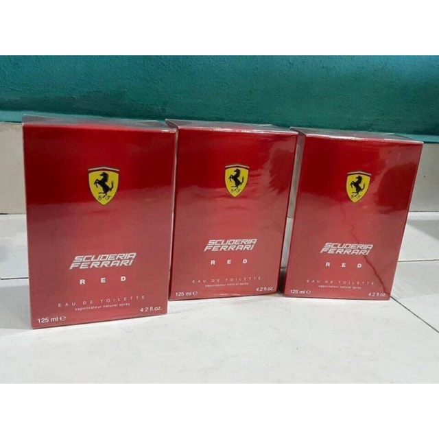 Nước hoa nam Scuderia Ferrari Red Edt fullseal 125ml