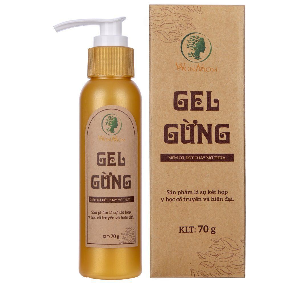 Gel gừng tan mỡ bụng giảm eo Wonmom cho Mẹ sau sinh 70gr - Việt Nam