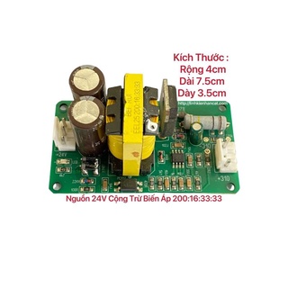 Nguồn 24v cộng trừ biến áp 200:16:33:33