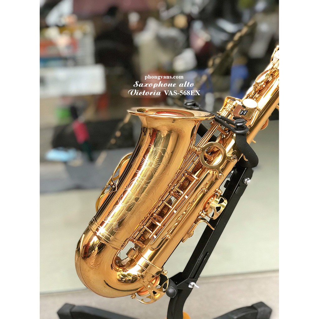 Kèn saxophone alto Victoria VAS-568EX màu vàng