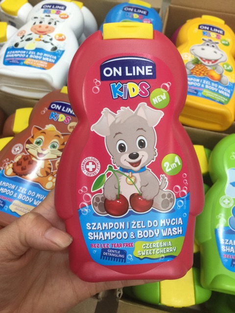 Sữa tắm gội cho bé 2 in 1 On line Kids