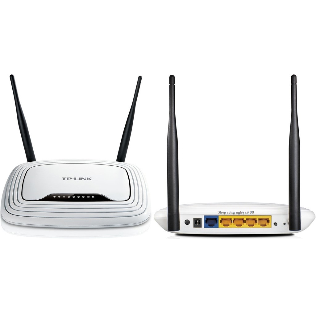 Bộ phát wifi tplink 841n 300mb 2 anten riêng biệt( phiên bản tiếng việt ) xanh ngọc - dùng mạng dây cắp vào phát wifi