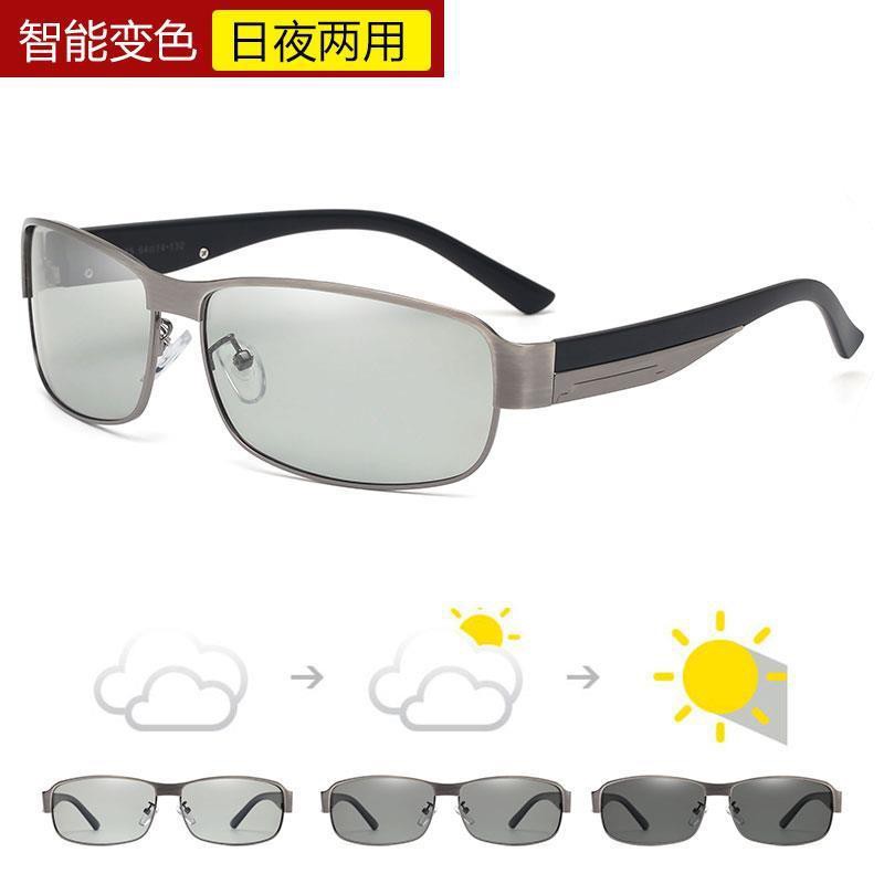 ﹊✗ↂKính mát nam chính hãng 2020 đổi màu mới, polarized mắt lái, đi đêm phiên bản hàn quốc nhìn