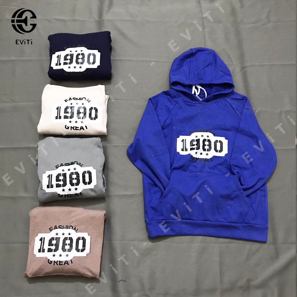 Áo hoodie unisex forrm rộng 1980, phong cách hàn quốc dễ phối đồ