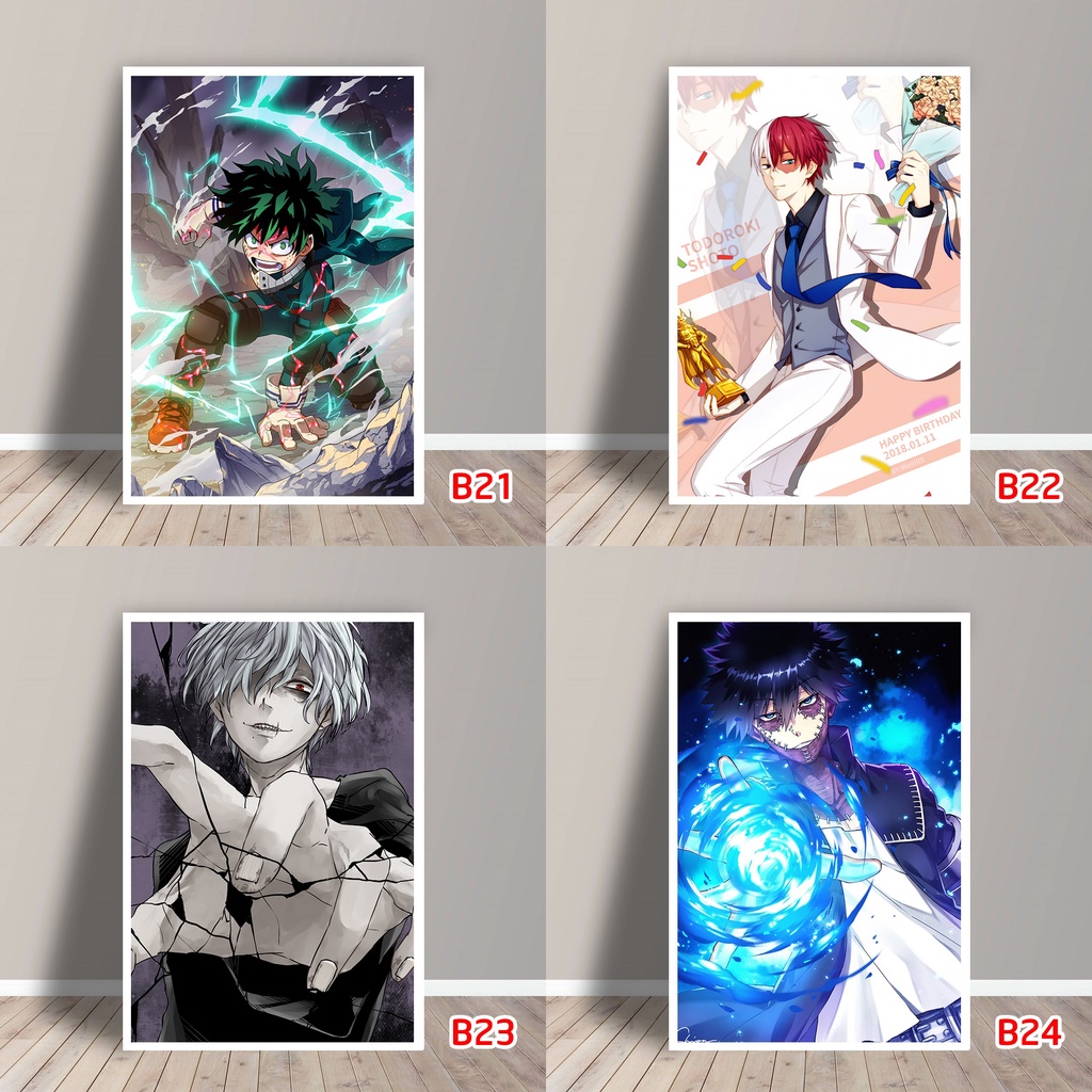 Tấm Postcard Cao Cấp Anime Boku No Hero Academia