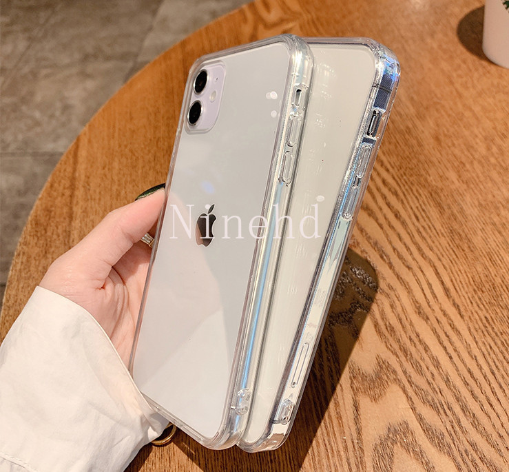 Ốp Điện Thoại Acrylic Cứng Trong Suốt Không Ố Vàng Cho Huawei P40 P30 P20 Pro Mate 40 30 20 Pro Y6 Y7 2019 Y6p 2020 Y7a Y6 Pro 2019