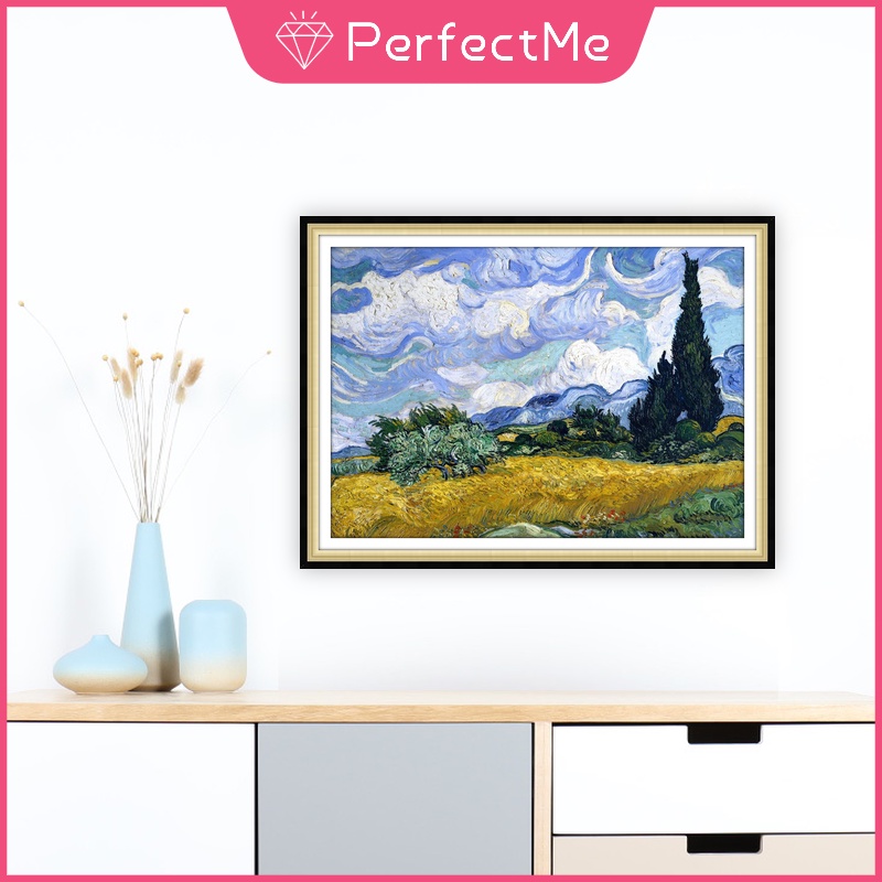 Bộ tranh đính đá 5D tự làm hình phong cảnh độc đáo kích thước 30x40cm