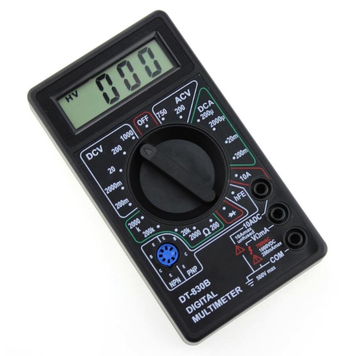 Đồng Hồ Vạn Năng Đo Điện Bỏ Túi DT-830-B tặngg kèm pin 9V