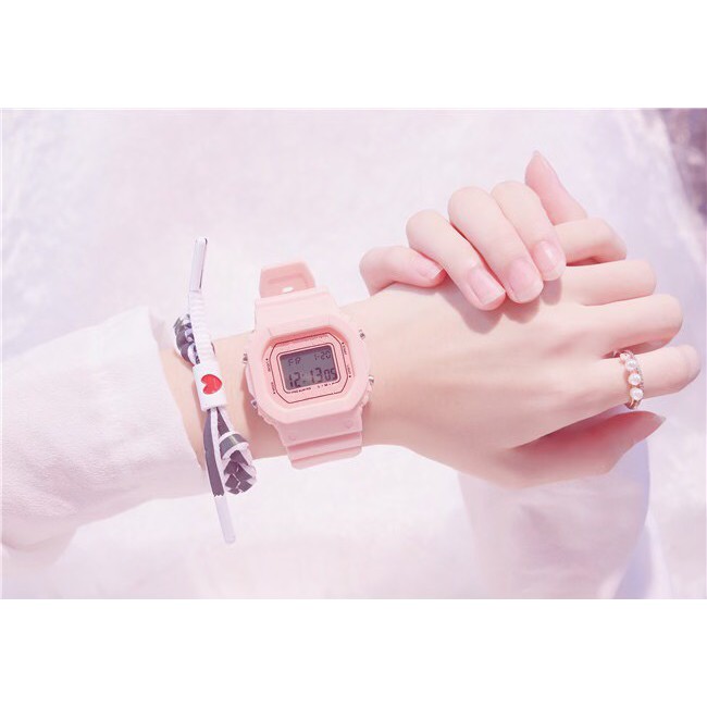 [Mã FAMARAL2 giảm 10K đơn 50K]ĐỒNG HỒ NAM NỮ SPORT WATCH VUÔNG WATER RESIST D402 THỂ THAO CAO CẤP | BigBuy360 - bigbuy360.vn